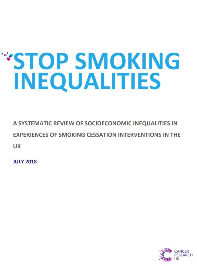 Smoking inequalities review cover